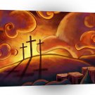 World Easter Religion Crosses Sunset A1 Xlarge Canvas