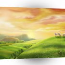 World Easter Sheep Landscape A1 Xlarge Canvas