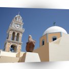 World Greece Monuments Church Clock A1 Xlarge Canvas