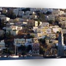 World Greece Monuments Harbor Town Of Yialos A1 Xlarge Canvas