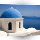 World Greece Monuments Sanotrini Blue Church Amazing A1 Xlarge Canvas