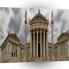 World Greece Monuments Temple A1 Xlarge Canvas