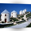 World Greece Monuments Windmills Leros A1 Xlarge Canvas