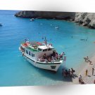 World Greece Sea Day Beach Tourism A1 Xlarge Canvas