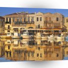 World Greece Sea Day Crete Port A1 Xlarge Canvas