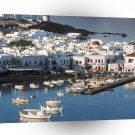 World Greece Sea Day Mykonos Harbor A1 Xlarge Canvas
