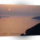 World Greece Sea Night Sunset A1 Xlarge Canvas