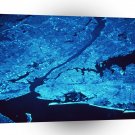 World Space Coast Satellite Imagery Lens Filter Coastline Shot A1 Xlarge Canvas