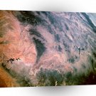 World Space Land Hills Satellite Imagery Dry Land Green Land A1 Xlarge Canvas
