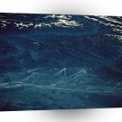 World Space Land Hills Satellite Imagery Huge Mountain Tops Water A1 Xlarge Canvas
