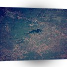 World Space Land Housing Satellite Imagery Crowded Housing A1 Xlarge Canvas
