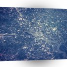 World Space Land Housing Satellite Imagery Economy Residences A1 Xlarge Canvas