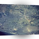 World Space Land Housing Satellite Imagery Roads In All Directions City A1 Xlarge Canvas