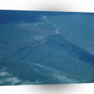 World Space Mountains Roads Satellite Imagery Going To Sea A1 Xlarge Canvas
