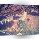 World Space Mountains Roads Satellite Imagery Vision Roads A1 Xlarge Canvas