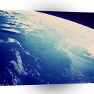 World Space Orbit Satellite Imagery All Water No Land A1 Xlarge Canvas