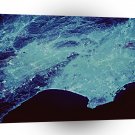 World Space Orbit Satellite Imagery City Night Shot Filter A1 Xlarge Canvas