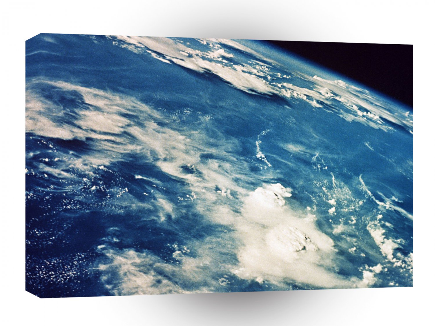 World Space Orbit Satellite Imagery Out Of This World A1 Xlarge Canvas