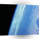 World Space Orbit Satellite Imagery Side Of Earth A1 Xlarge Canvas