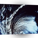 World Space Sea Satellite Imagery Cloud Build Up A1 Xlarge Canvas