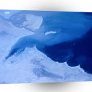 World Space Sea Satellite Imagery Snow Water Ice Blizzard A1 Xlarge Canvas
