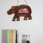 01 Elephant sawdust Wall Decor Picture Frames - Gold color - Size 4x6