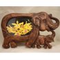03 Elephant sawdust craft picture frame - Size 4x6