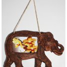 02 Elephant sawdust Wall Decor Picture Frames - natural color  - Size 4x6