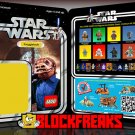 Custom Star Wars Vintage 20-Back Snaggletooth (Blue) Lego Card Back