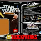 Custom Star Wars Vintage 12-Back Obi-Wan Kenobi Lego Card Back
