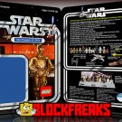 Custom Star Wars Vintage 12-Back See-Threepio (C-3PO) Lego Card Back