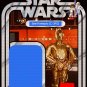 Custom Star Wars Vintage 12-Back See-Threepio (C-3PO) Lego Card Back