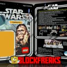 Custom Star Wars Vintage 12-Back Chewbacca Lego Card Back