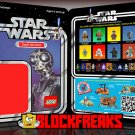Custom Star Wars Vintage 20-Back Death Star Droid Lego Card Back