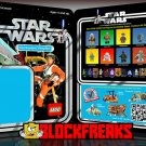 Custom Star Wars Vintage 20-Back Luke Skywalker X-Wing Pilot Lego Card Back