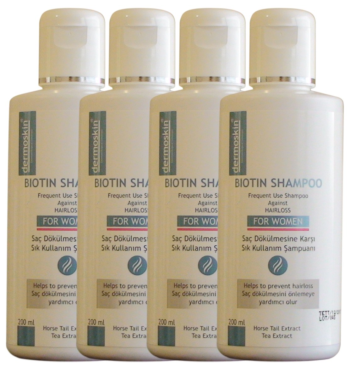 Biotin  shampoo for women 4 bottles