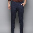 Space Navy Blue Regular Fit Gabardine Pant