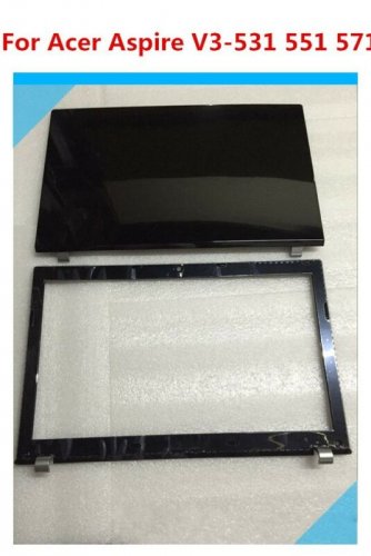 New For Acer Aspire V3-531 V3-551G V3-571G LCD back Cover   Front Bezel