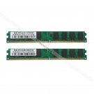 4GB 2X2GB PC2-6400 DDR2 800MHz 240Pin Desktop Memory DIMM RAM