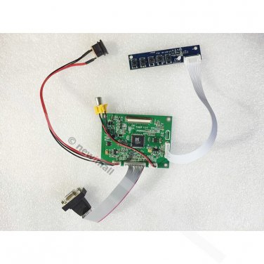 VGA AV LCD Driver Controller Board Work for 3.5" inch PD035VX2 LCD display panel