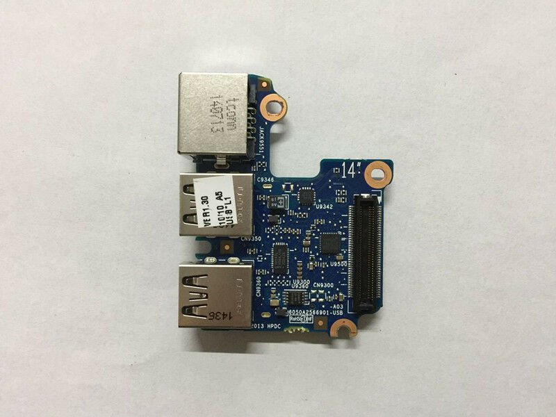 New for HP ProBook 640 645 g1 LAN Ethernet USB Port Board Connector 6050A2566901