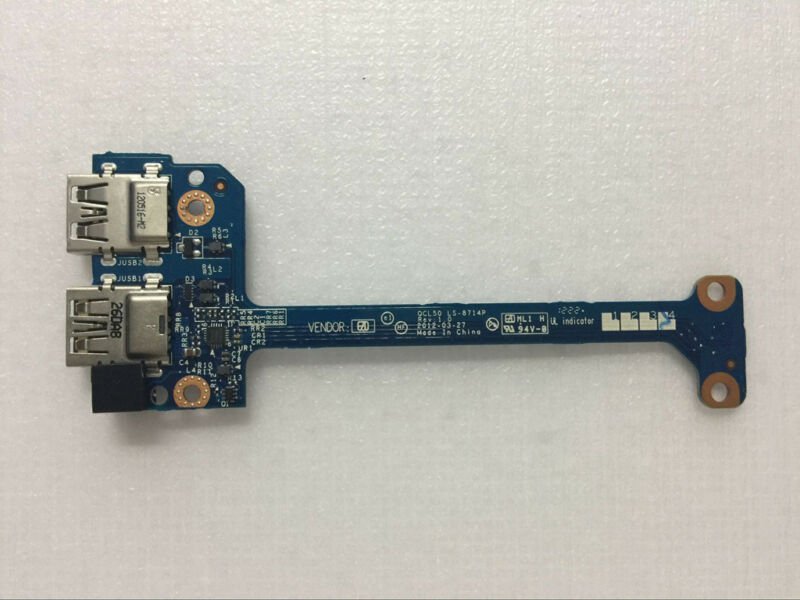 New for HP envy M6-1000 pavilion m6-1000 series laptop USB port board LS-8714P