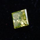 Rare! 0.09ct 2.6x2.3mm Cushion SI1 Natural Fancy Yellow Diamond, Africa #13