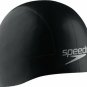 Speedo Silicone Aqua V Swim Cap, Large, Black
