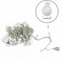 Warm White String Light 100 Pcs 33' Fairy Long String Hanging LED Bulb Lights