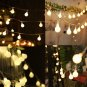 Warm White String Light 100 Pcs 33' Fairy Long String Hanging LED Bulb Lights