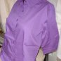 American Sweetheart 3/4 Sleeve Purple Button Down Top Small