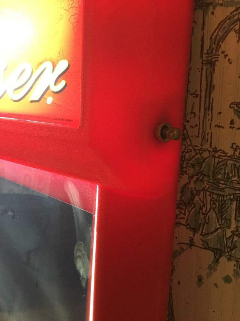 Budweiser Electric Blackboard with Crayons