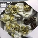 Gold and Silver Mesh Wreath