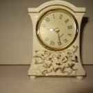 Avon Porcelain Mantle Clock - Romantic Flowers